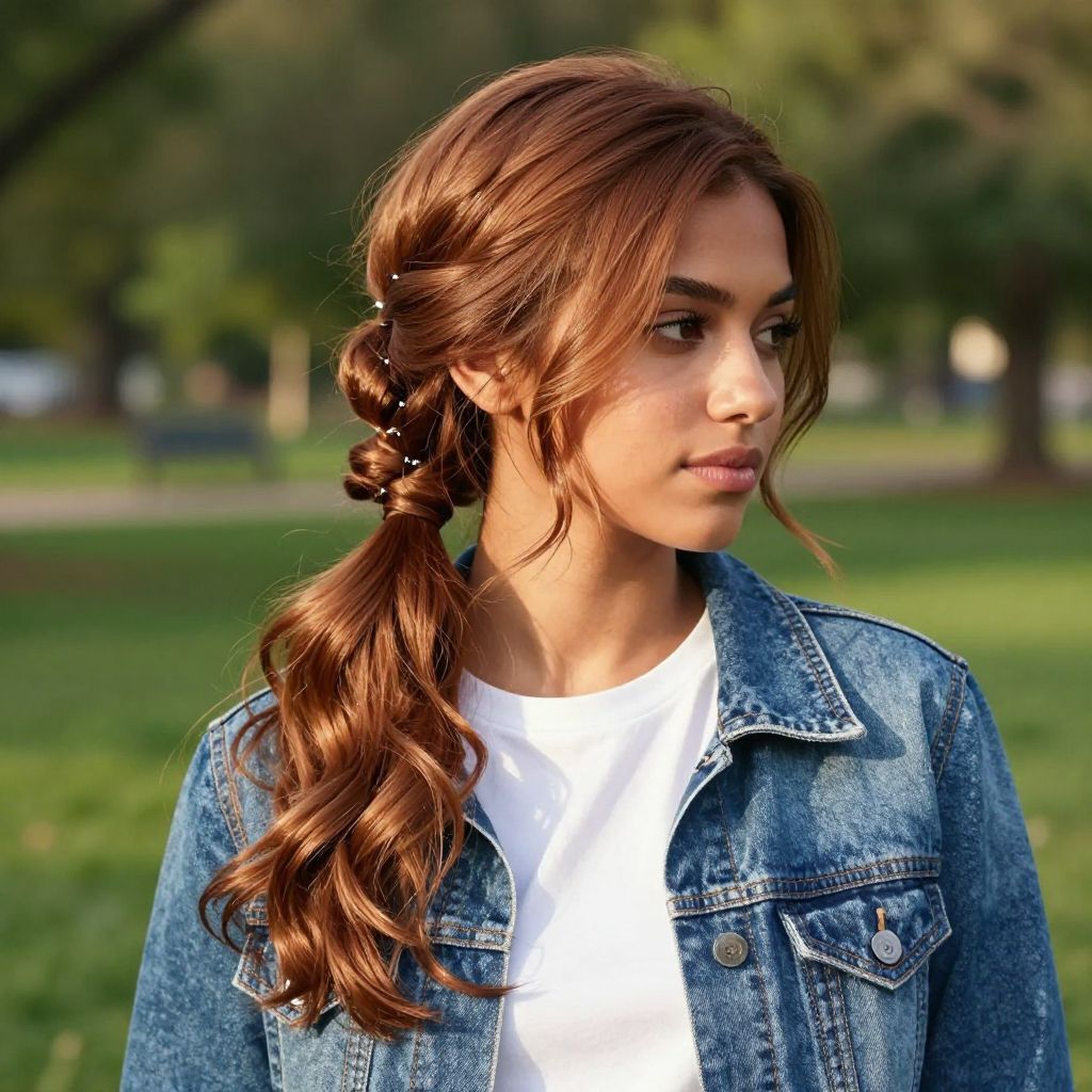 Half-Up Hair Twist