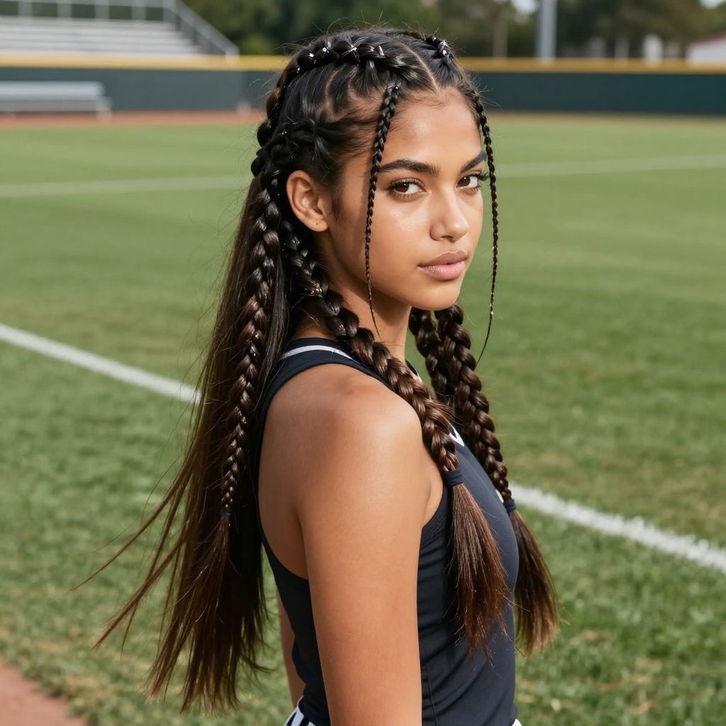 15 Best Softball Hair Styles