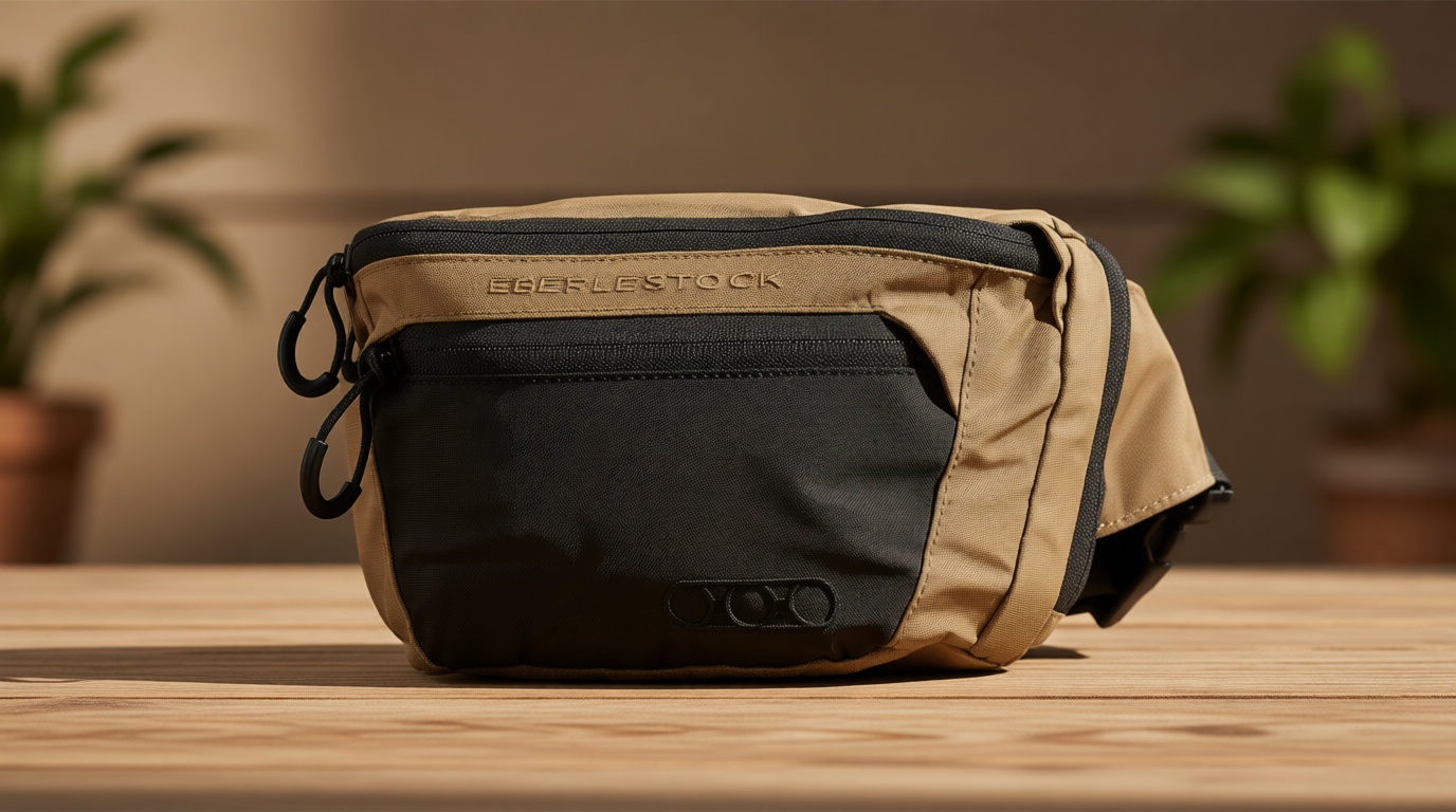 Eberlestock Bando Bag - Tactical Men's Fanny Pack w/Adjustable Waist Belt, Zippered Pockets, Compact Lightweight Belt Bag