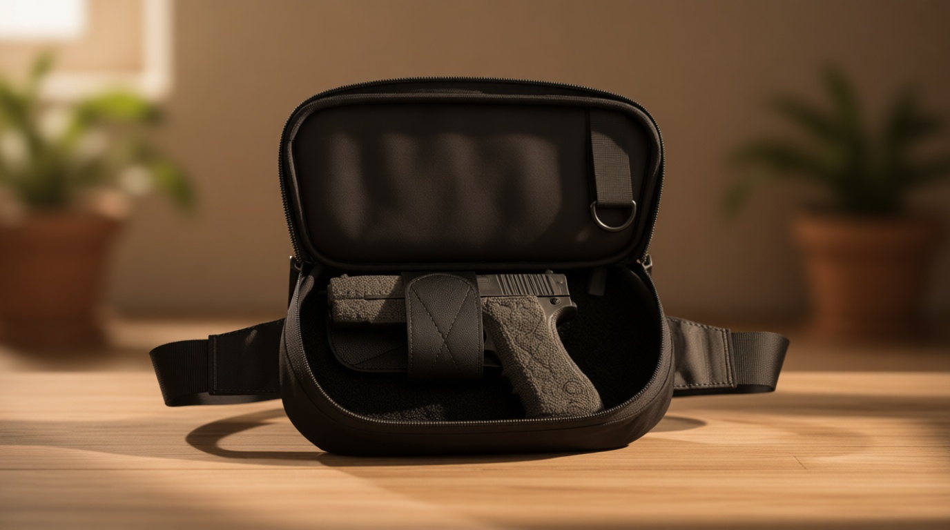 NOOLA Tactical Fanny Pack, Waist Pack for Men Women, Large Crossbody Bag for EDC Gear, Hiking Fanny Belt Bag for Hunting, Outdoor, Cycling, Black