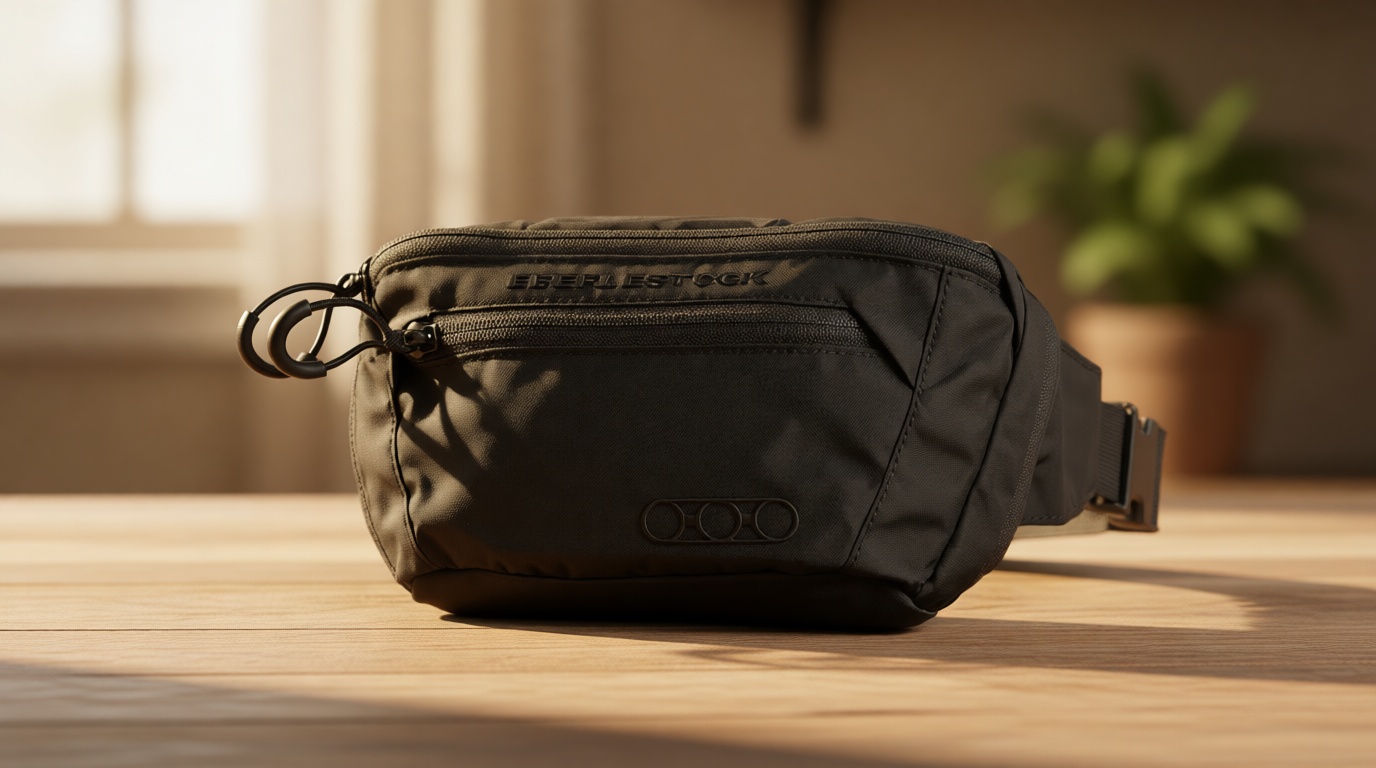 Eberlestock Bando Bag - Tactical Men's Fanny Pack w/Adjustable Waist Belt, Zippered Pockets, Compact Lightweight Belt Bag