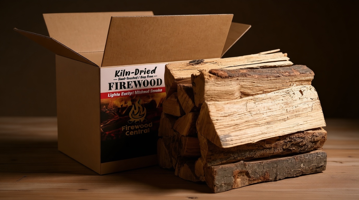 Firewood Central Kiln-Dried PA Mixed Blend – 16” Splits (Approx. 38 lb) – Smoking Wood for Cooking, Wood-Fired Ovens & Campfires – Easy Light, Low Smoke, USA-Sourced