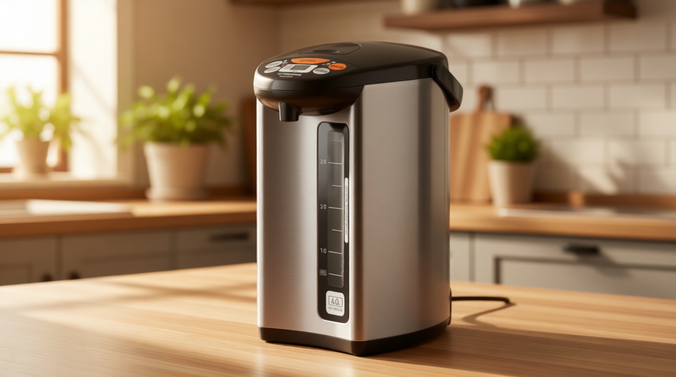 Zojirushi Micom Water Boiler and Warmer (135 oz. / 4L, Silver)