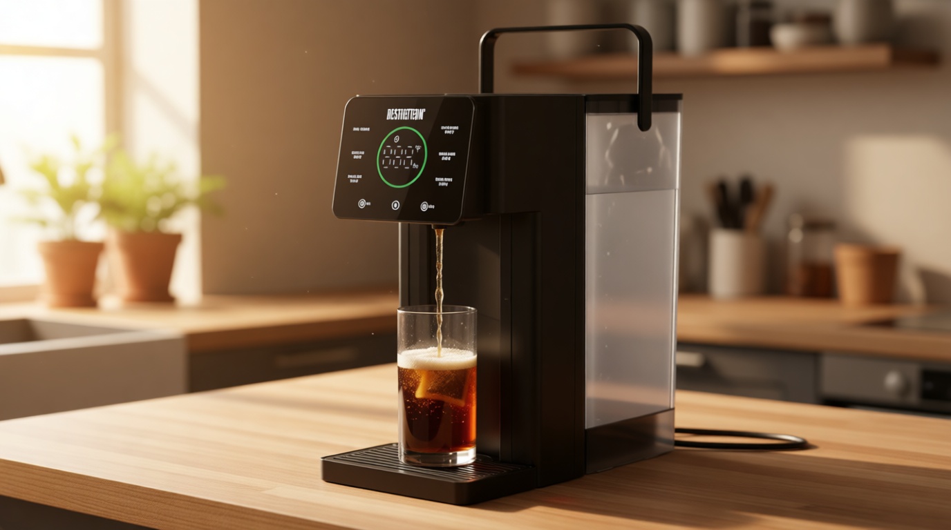 Instant Hot Water Dispenser Countertop for Rapid Heating, Electric Kettle with 6 Temperature Settings & 4 Volume Options, Water Boiler with 3L Removable BPA-Free Water Tank