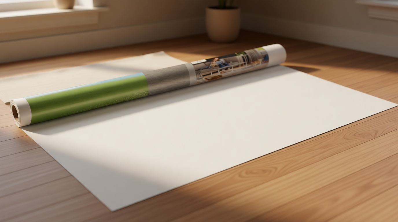 VEVOR VEVOR House Wrap, 4.5 x 150 ft, 0.13 mm Thick Vapor Barrier, Heavy Duty Plastic Sheeting for Tear-Resistant, Drop Cloth Vapor Barrier Covering for Residential & Commercial Construction, White