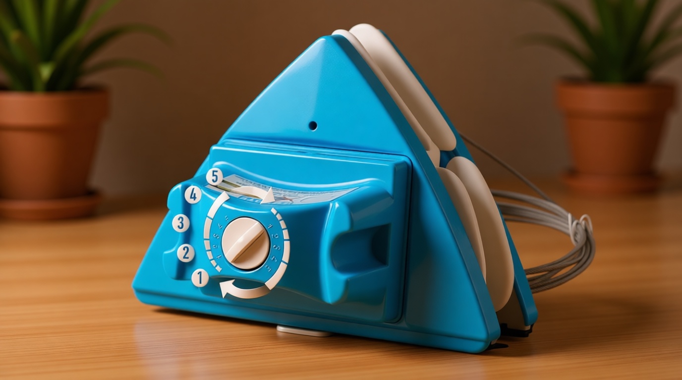 Double Side Magnetic Window Cleaner,Adjustable Magnetic Double Window Glass Wiper Glider Washing Brush Equipment Cleaning Brush Wiper Tools for High-Rise and Car Glazed Windows Thickness 4-30mm