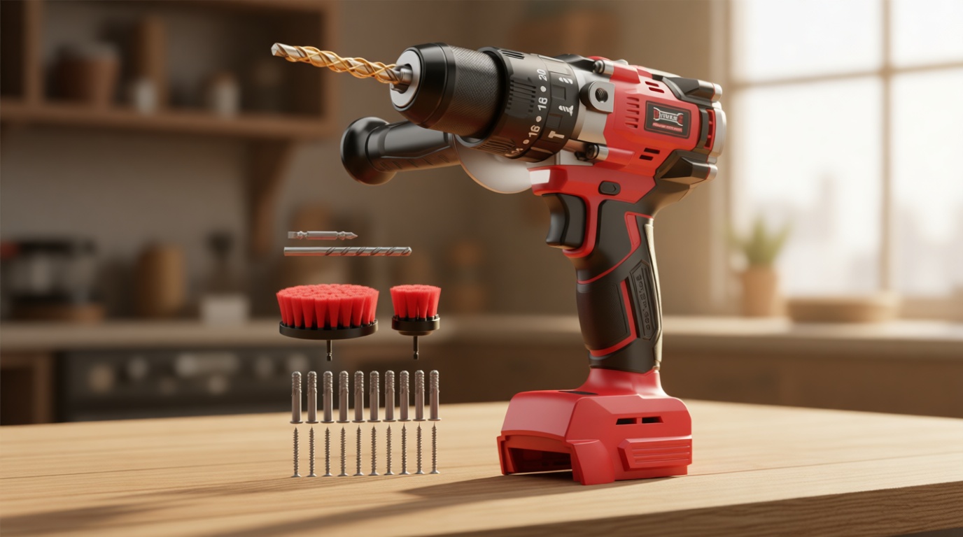 DIYtoolifz Cordless Drill Set Compatible with Milwaukee 18V Battery, 20+3 Torque Setting Power Drill Driver Set, 1/2 Inch Keyless Chuck Brushless Compact Driver/Drill Kit Tool (Battery Not Included)