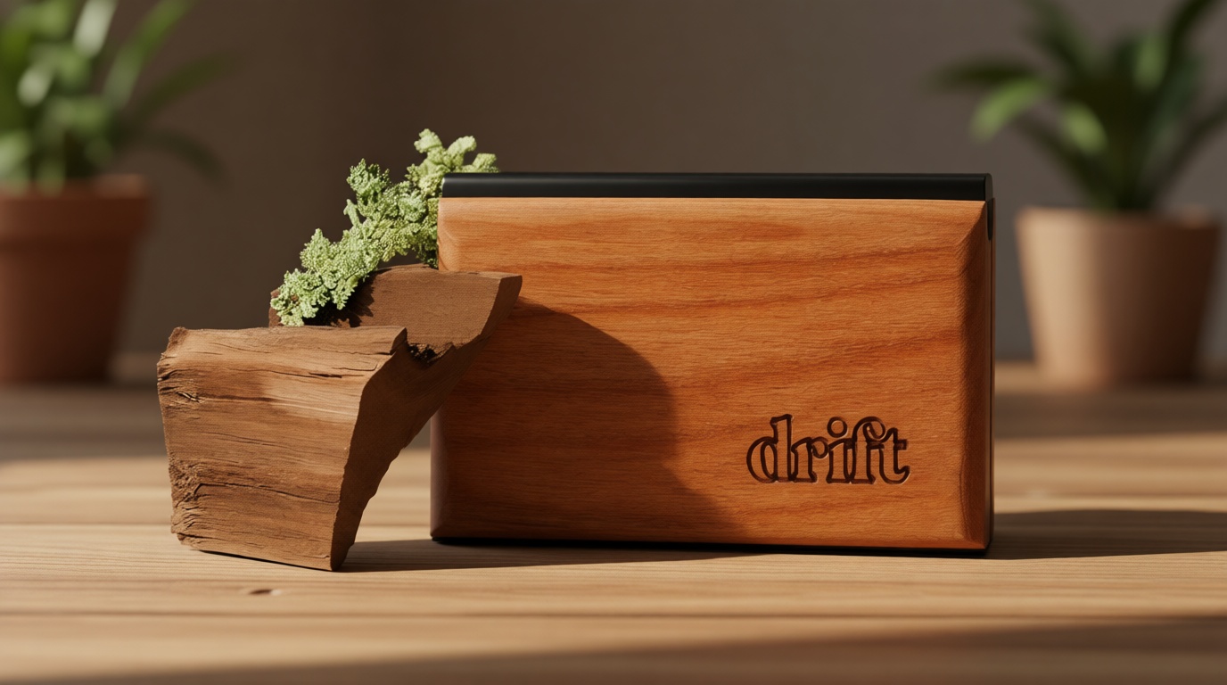 Drift Car Air Freshener - Wood Air Freshener - Car Odor Eliminator - Teak Scent Starter Kit