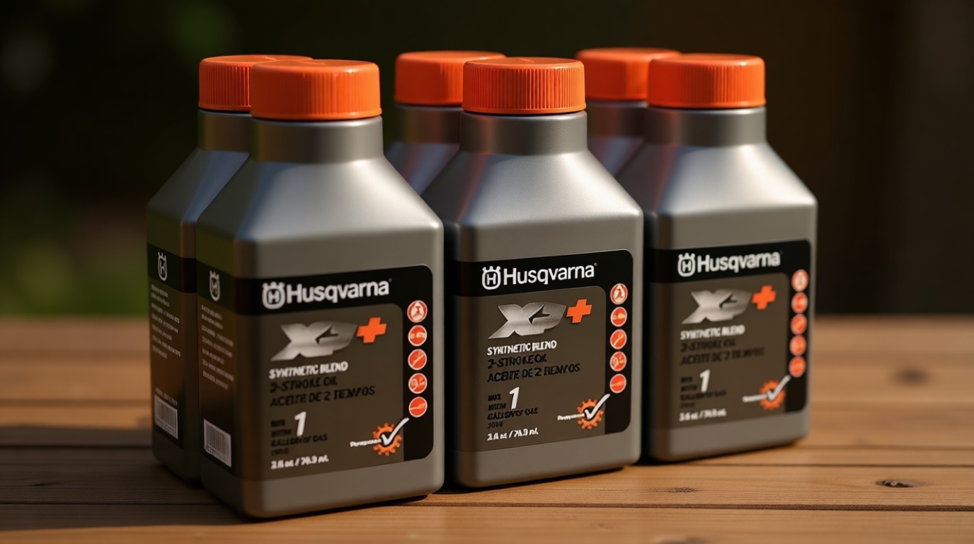 Husqvarna XP+ 2 Stroke Oil 2.6 oz. Bottle 6-Pack