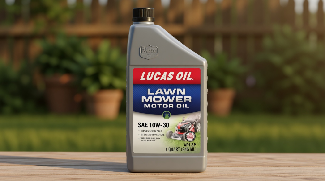 Lucas Oil 11313 SAE 10W-30 Lawn Mower Motor Oil - 1 Quart