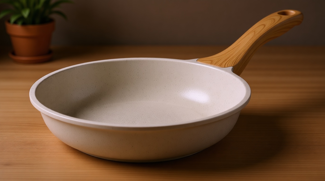 SENSARTE Nonstick Ceramic Frying Pan Skillet, 8-Inch Omelet Pan, Healthy Non Toxic Chef Pan, Induction Compatible Egg Pan with Heat Resistant Handle, PFAS-Free, White Recycled Claim Standard Blended