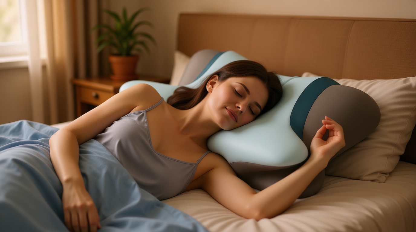 Cervical Neck Pillow for Pain Relief - Ergonomic Side Sleeper Pillow for Neck Support, Orthopedic Memory Foam Pillows for Sleeping, Contour Cervical Pillow Bed Pillow for Back Stomach Sleepers OEKO-TEX STANDARD 100