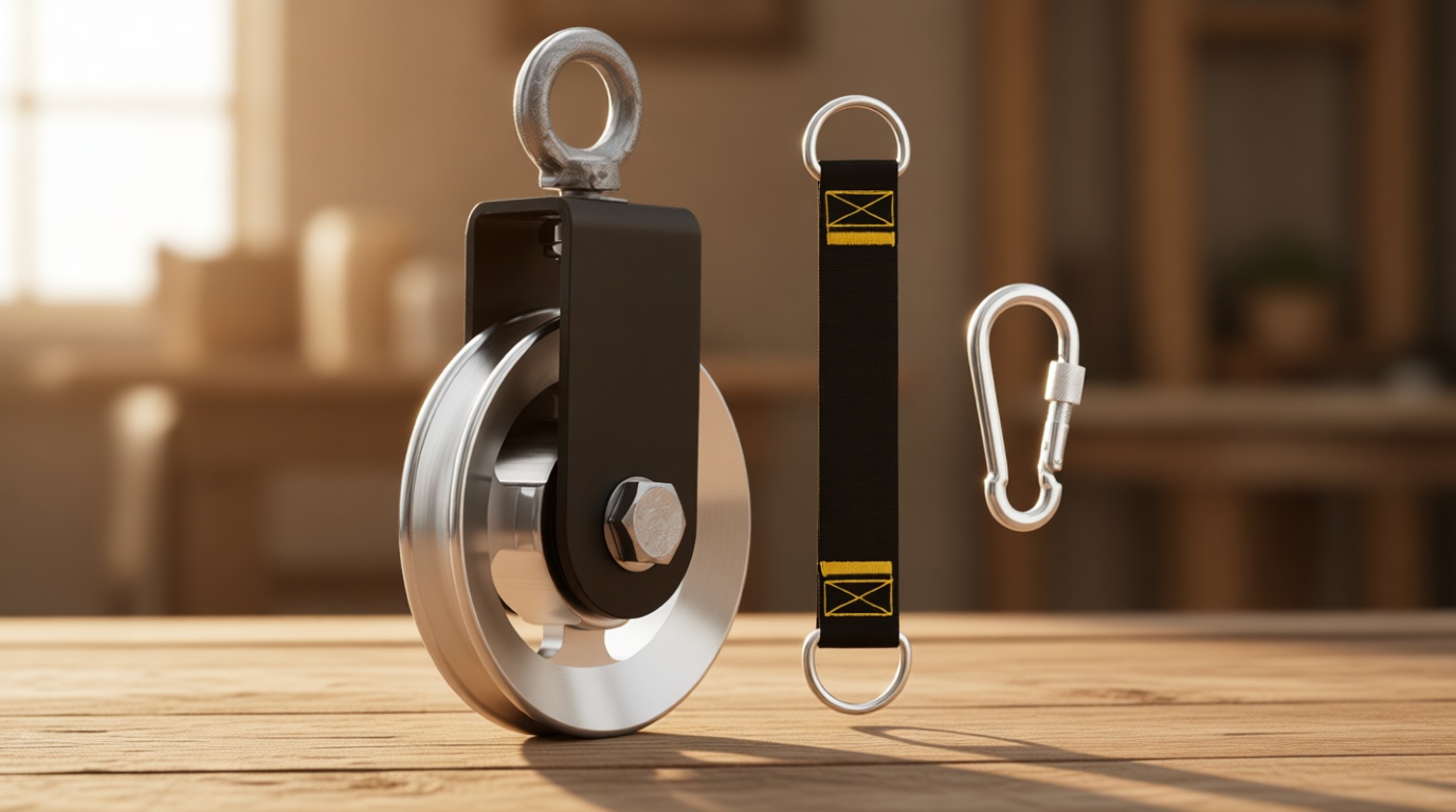 Upgraded 90mm Aluminum Alloy Cable Pulley Wheel for Home Gym System, Heavy Duty with 600 LBS Max Load, Compatible with LAT Pulldown, Tricep Pushdown and Cable Machine Exercises