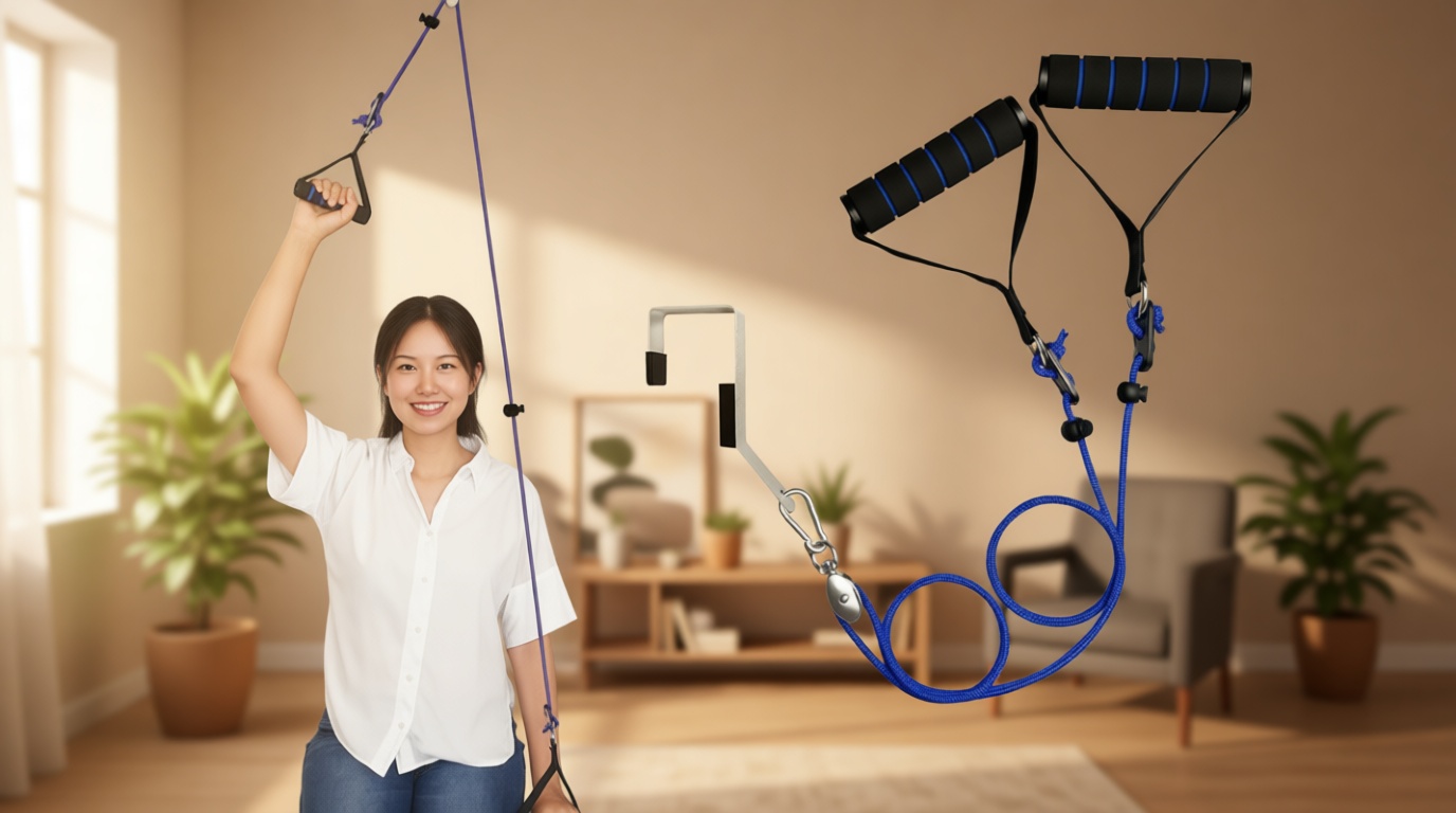 Shoulder Pulley for Physical Therapy, Pulleys for Shoulder Rehab Over Door, Shoulder Pulley Over The Door Physical Therapy, Door Pulleys For Physical Therapy, Arm Pulley, Over The Door Pulleys
