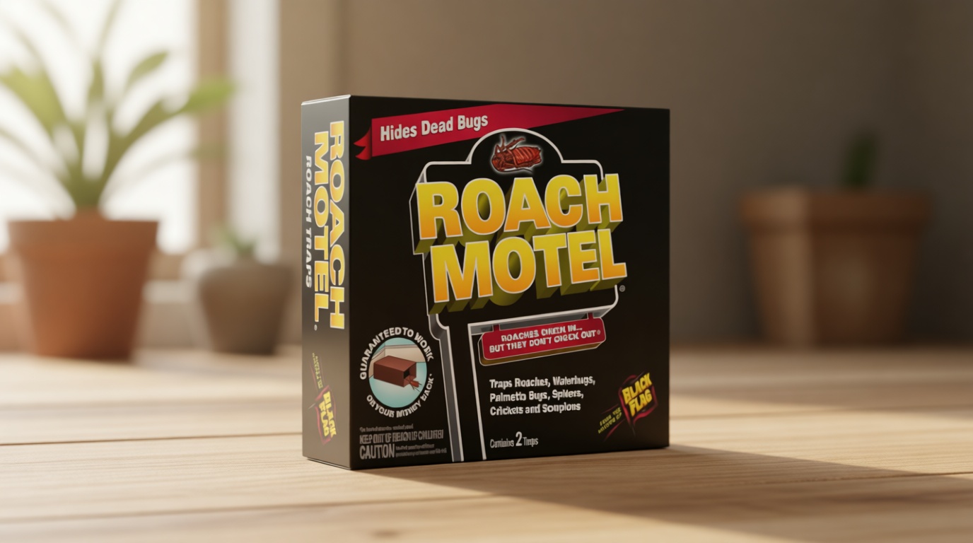 Black Flag Roach Motel Traps, 2-Count, 1-Pack