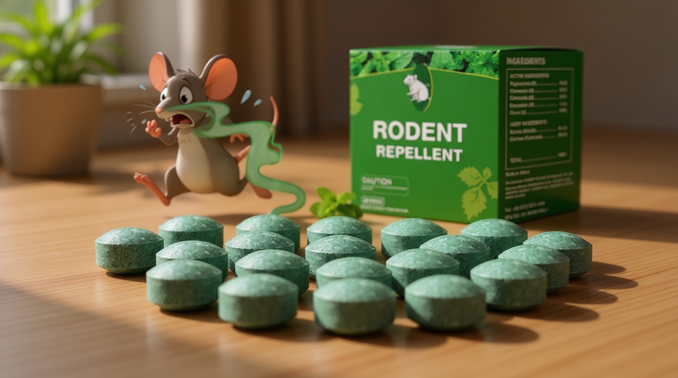 Mouse Rodent Repellent,25 Pack Peppermint Oil Mouse Traps for Rat Mice, Ant, Roach, Spider, Squirrel, Nature Mouse Deterrent for Indoor Outdoor Use, for Garden & Home, Family & Pet Safe 03