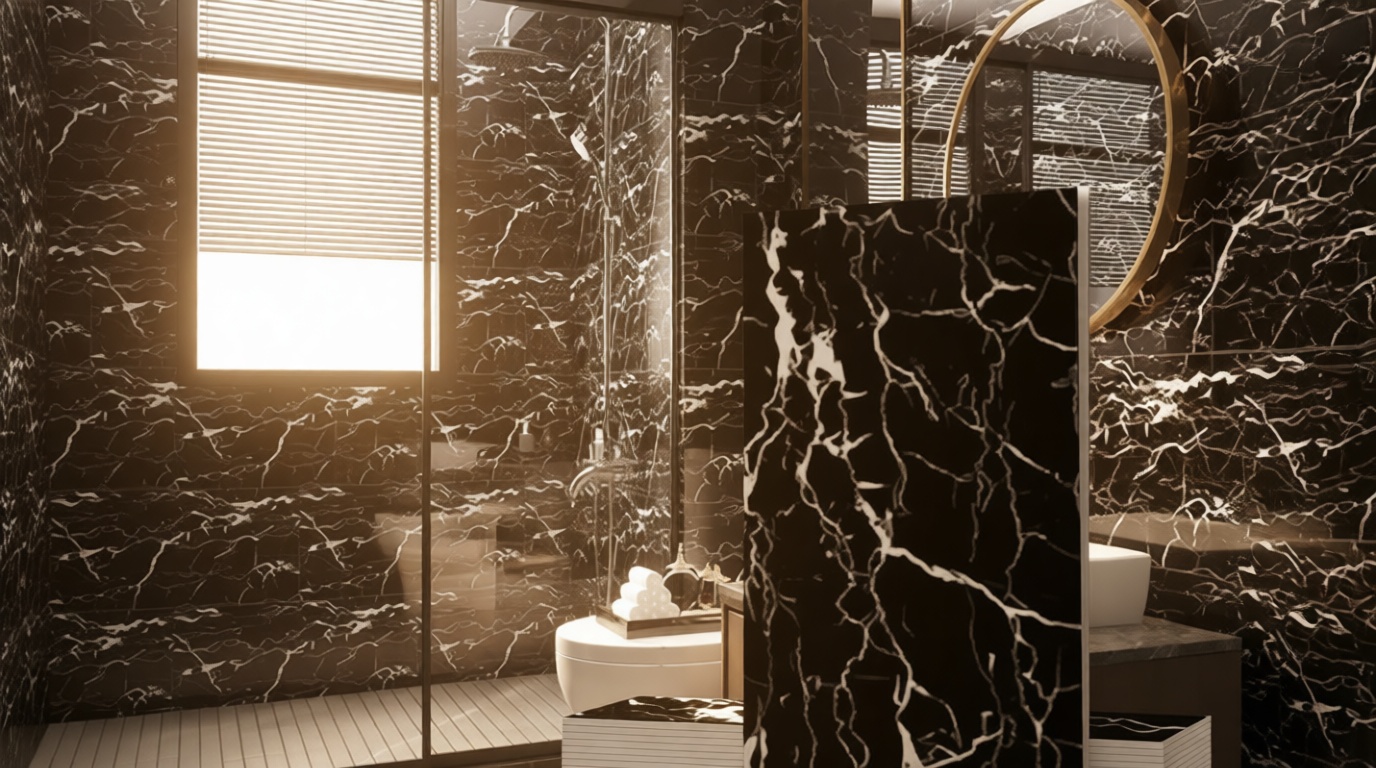 10-Sheet 23.6"x11.8" Marble Peel and Stick Wall Panels (19.4 Sq. Ft. Coverage), PVC Backsplash Tile for Living Room, Bedroom, Kitchen, Dining Room