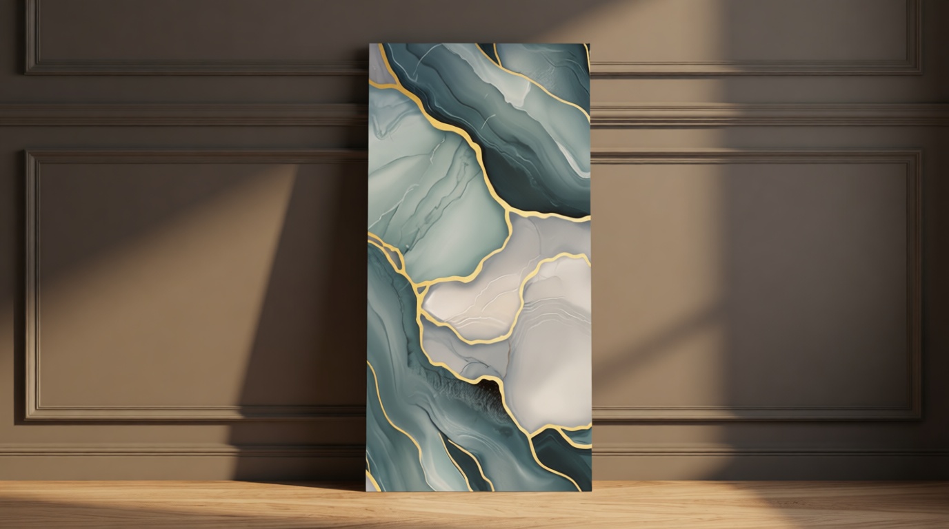 Haimin Wall Panels Peel and Stick 10 Pieces 23.6x11.8in (19.4 Sq. Ft. Coverage) Lightweight Backsplash Marble Look Tile (not Real Marble) Ideal for Kitchen Bathrooms Living Rooms Bedrooms