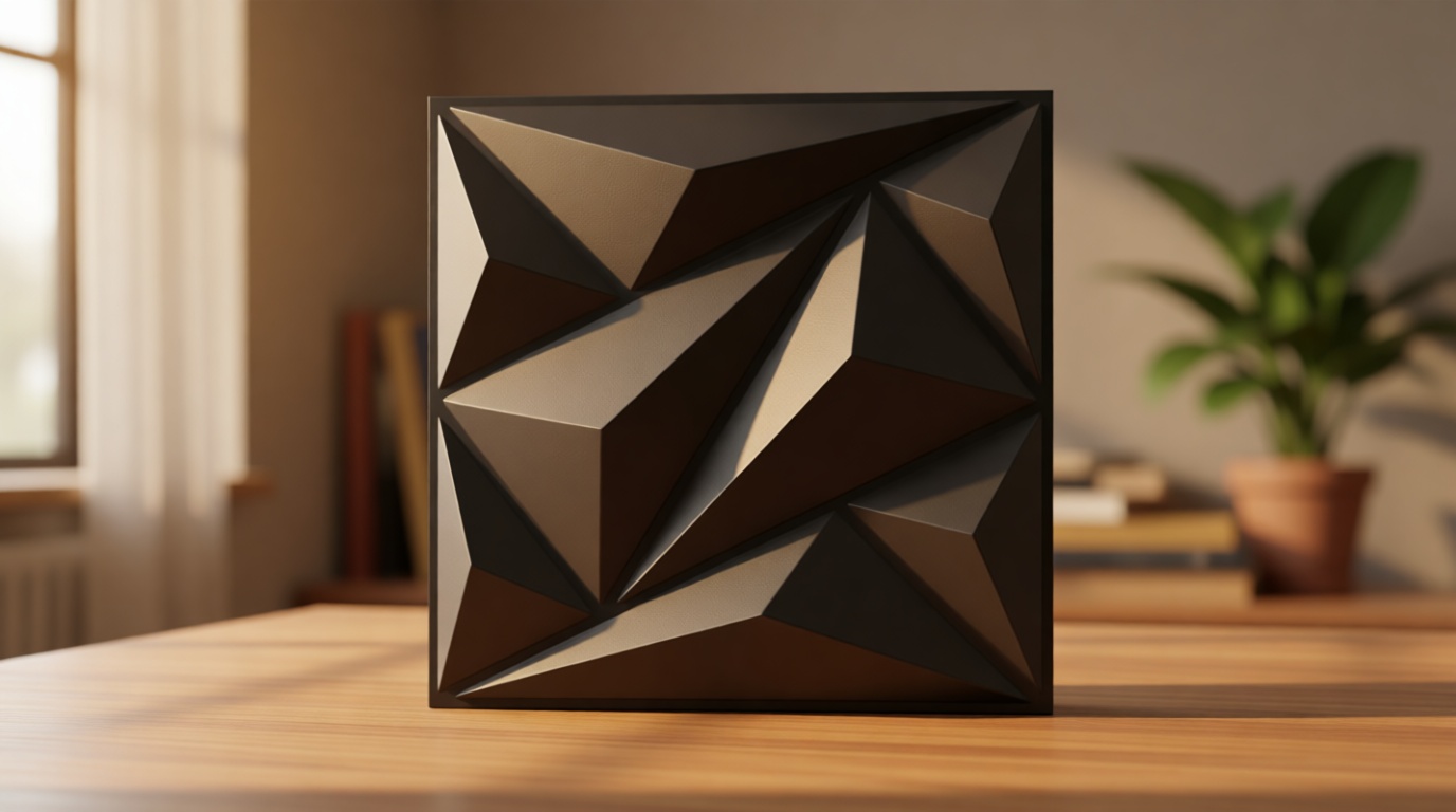 Art3dwallpanels 33 Pack 3D Wall Panel Diamond for Interior Wall Décor, PVC Flower Textured Wall Panels for Living Room Lobby Bedroom Hotel Office, Black, 12''x12'' Cover 32.Sq.Ft. ClimatePartner certified