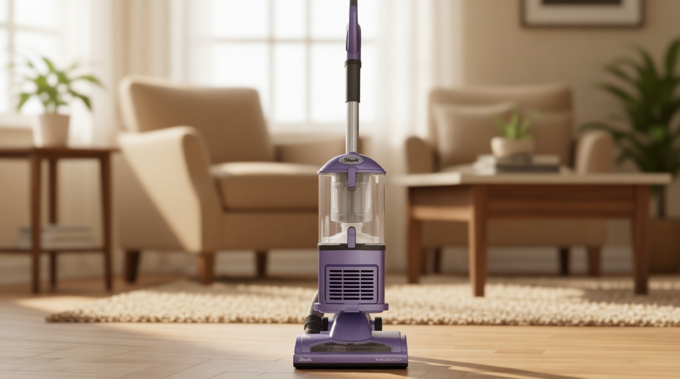 Shark NV352 Navigator Lift Away Upright Vacuum, Hepa Filter, Anti-Allergen Technology, Swivel Steering, Ideal for Carpet, Stairs, & Bare Floors, with Wide Upholstery & Crevice Tools, Lavender