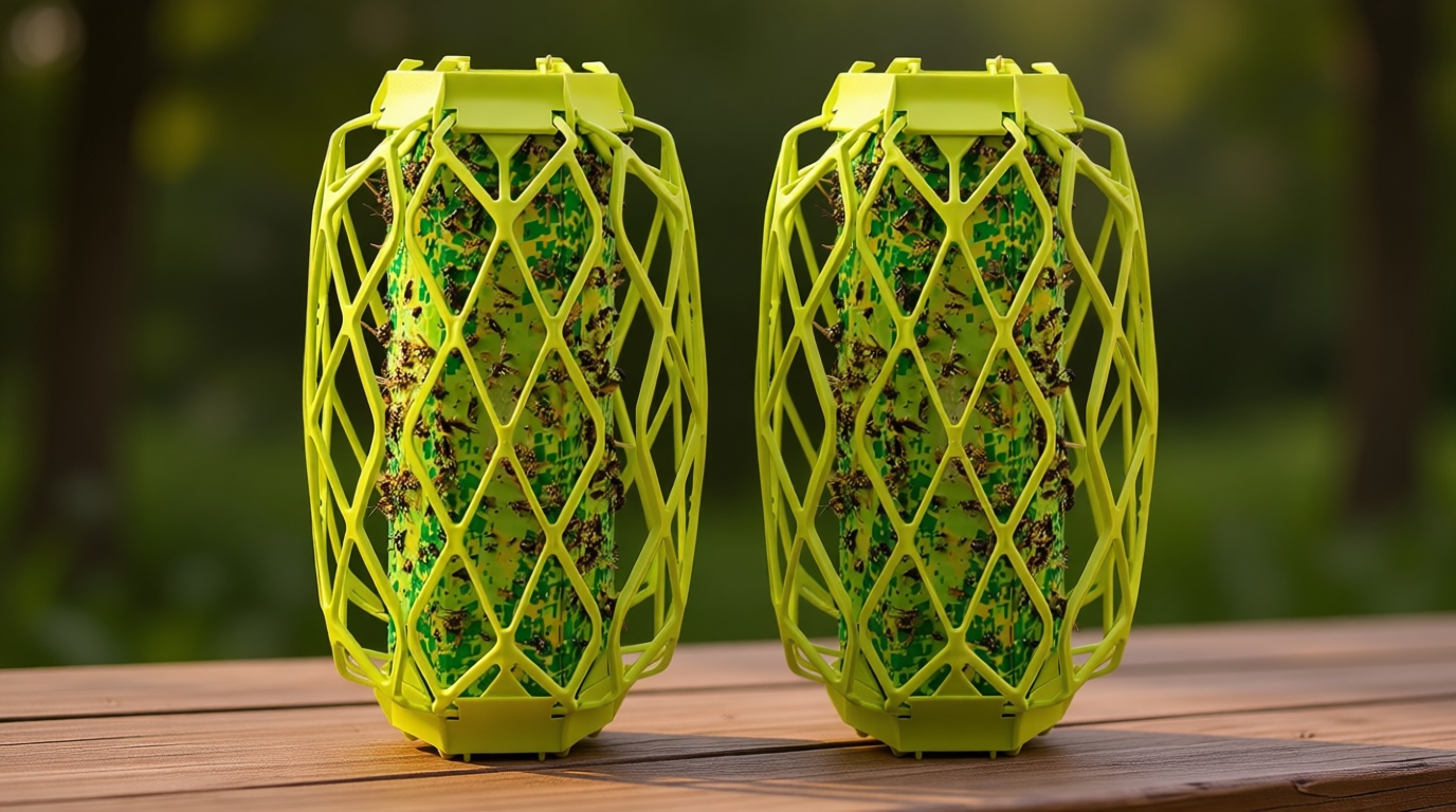 RESCUE! VisiLure® TrapStik for Wasps, Mud Daubers, Carpenter Bees – 2 Pack