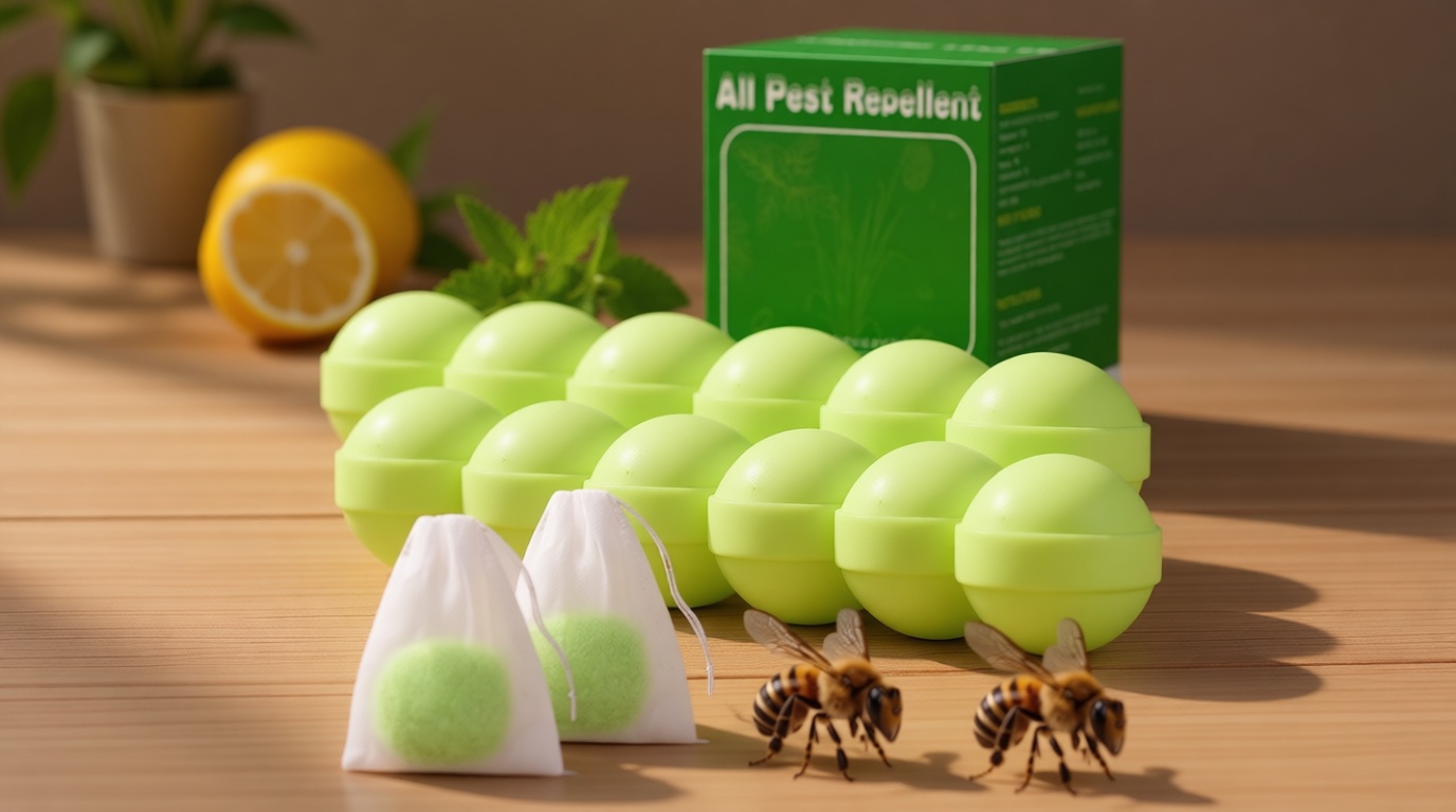 12 Pack Peppermint Oil Wasp & Bee Repellent