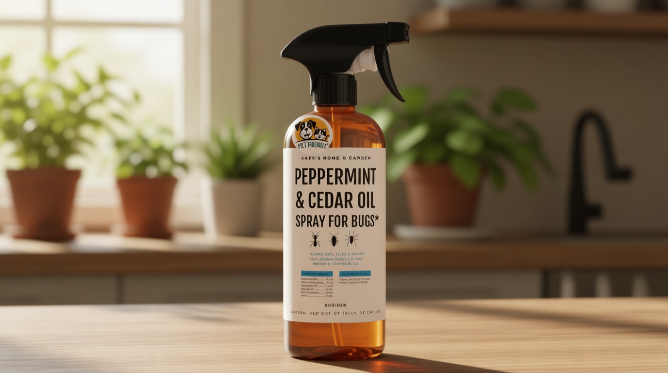 Kate's Home & Garden Peppermint Oil Spray for Bugs, Ants, Insects, Spiders, Roaches, Stink Bug