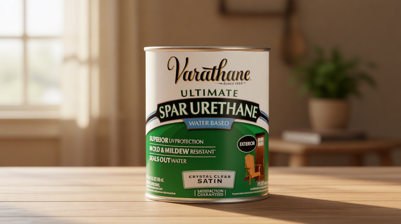 Varathane 250241H Water-Based Ultimate Spar Urethane, Quart, Satin