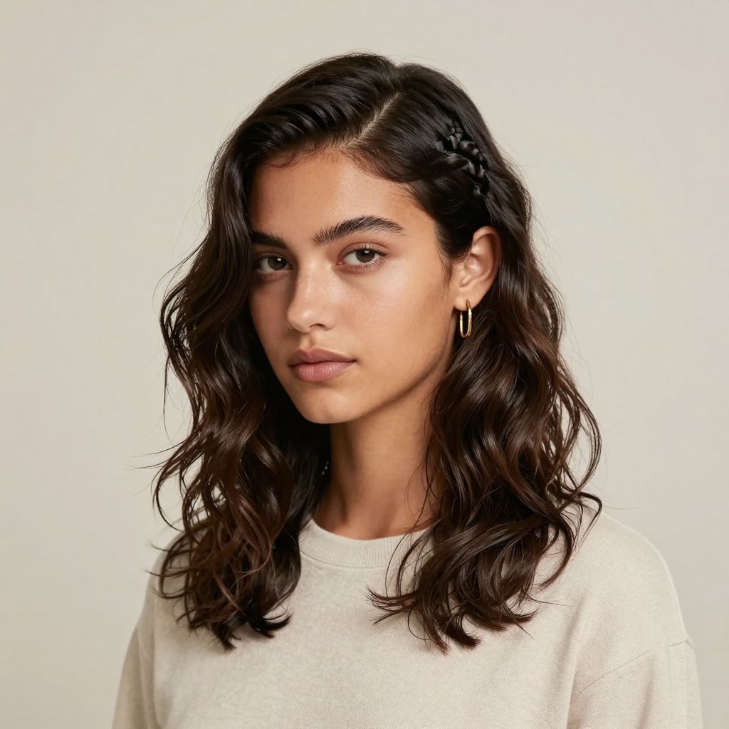 The Zig Zag Part Y2K hairstyle