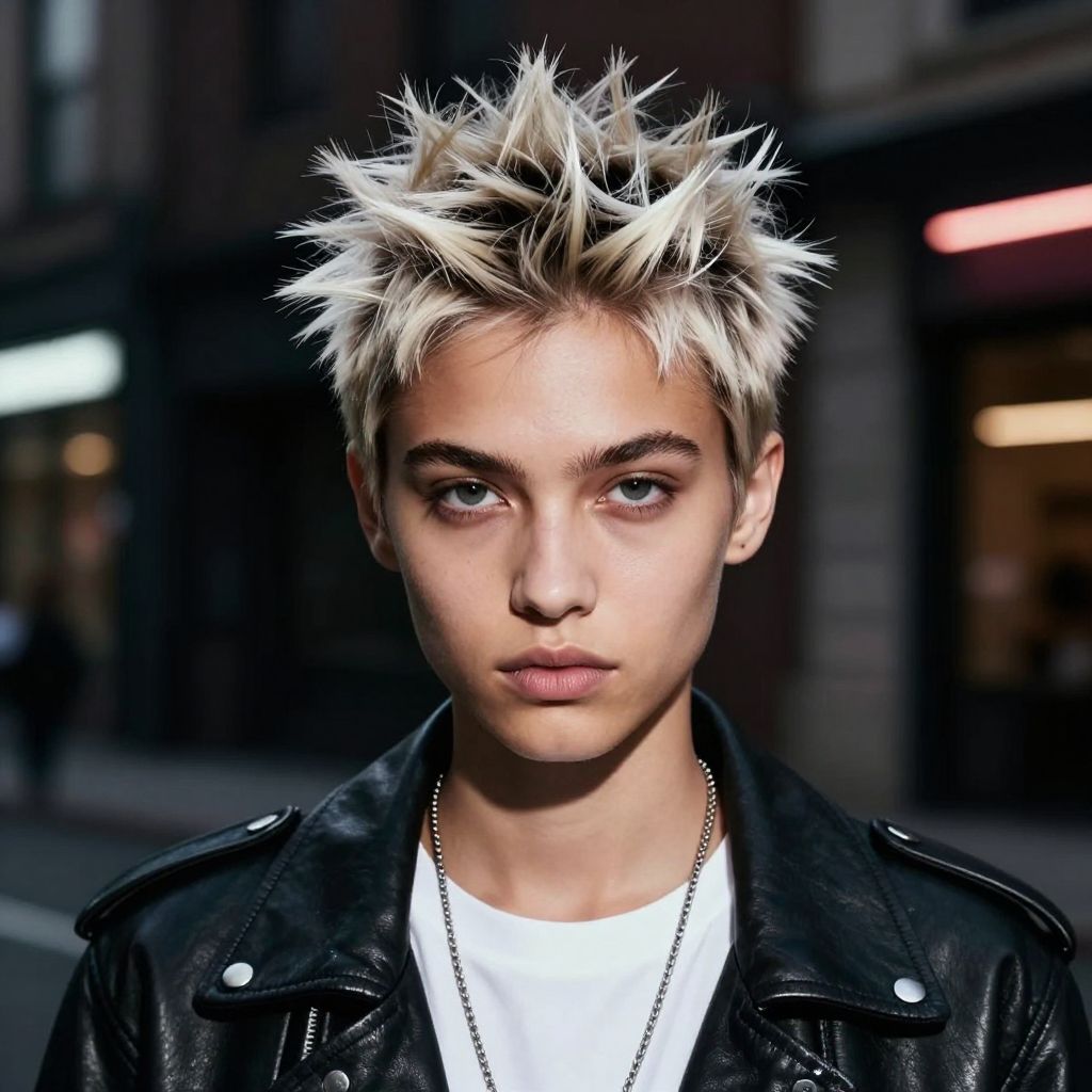 The Spiky Do Y2K hairstyle